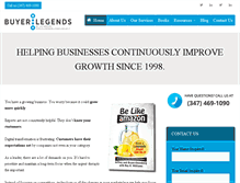 Tablet Screenshot of buyerlegends.com